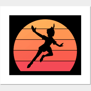 Peter Pan Sunset Posters and Art